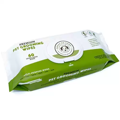 Biodegradable Dog Wipes for Ears, Eyes, and Paws